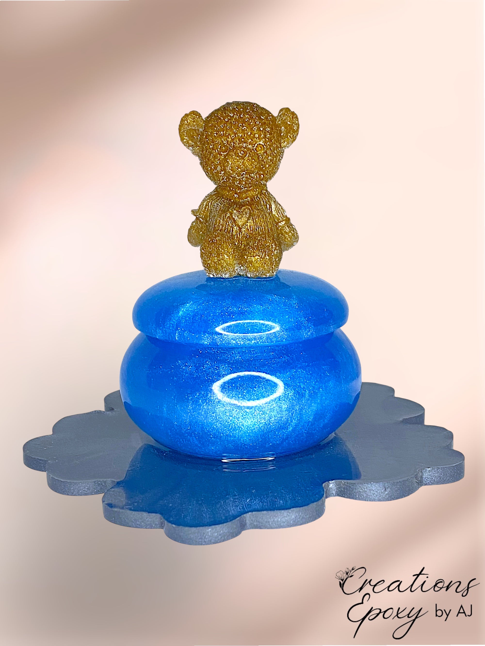 Boite Ours Fleur