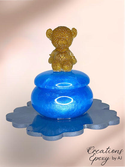 Boite Ours Fleur
