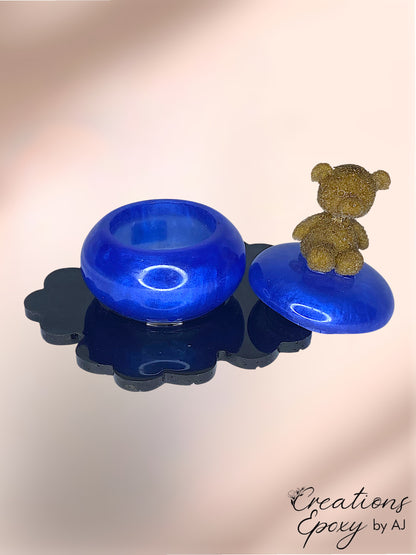 Boite Ours Fleur