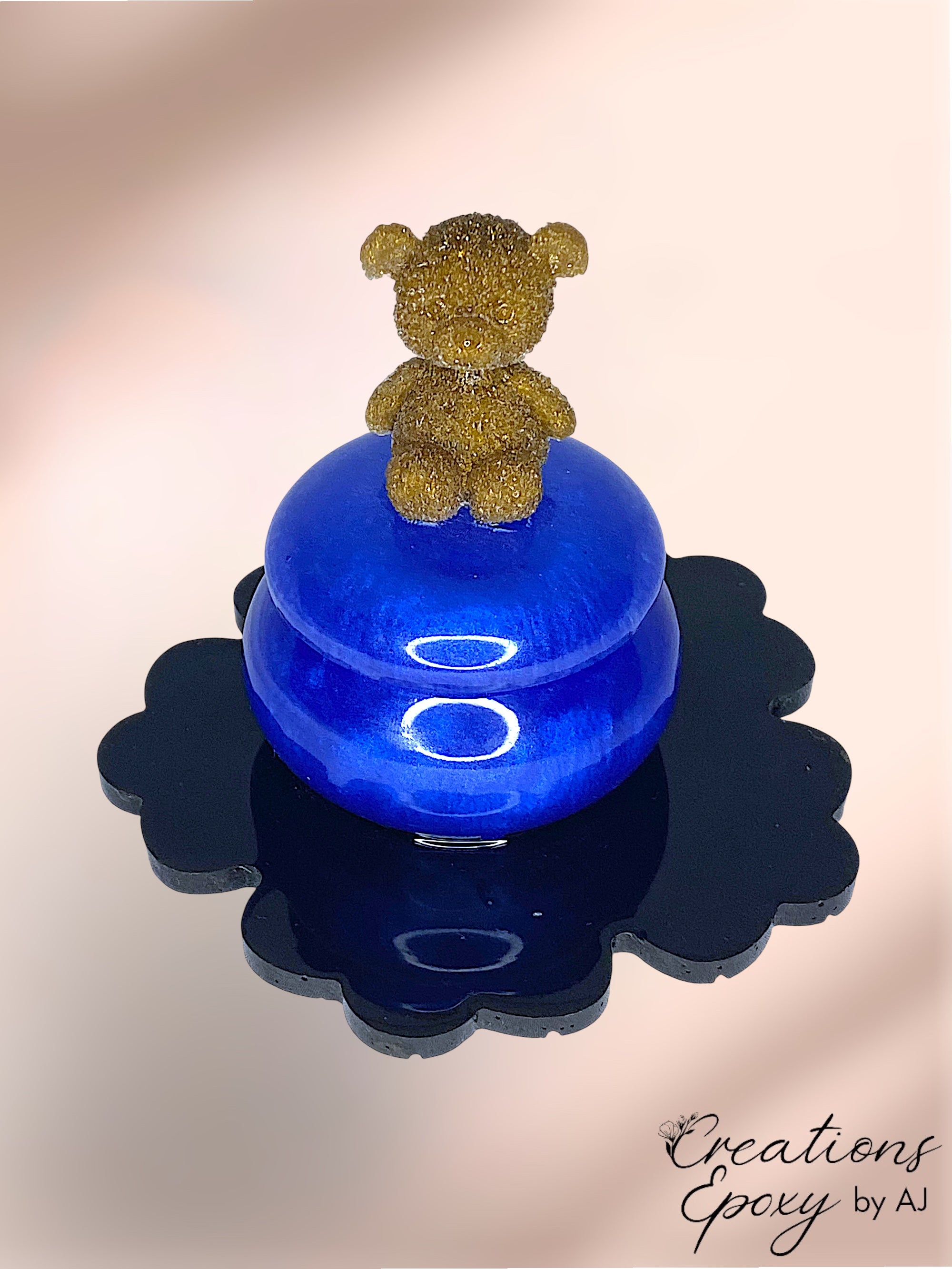 Boite Ours Fleur